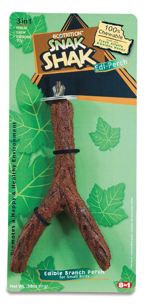 8 in 1 Ecotrition Edible Perch Split Branch for Small Birds