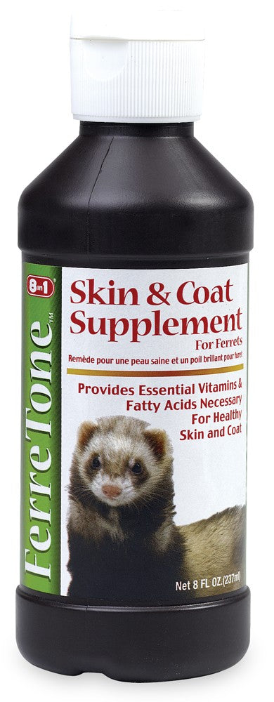 8 in 1 Ferretone Skin & Coat Supplement 8oz