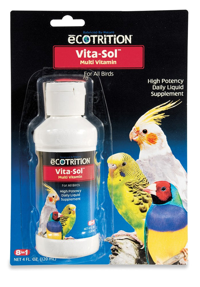 8 in 1 Ecotrition Vita-Sol Bird Multivitamins