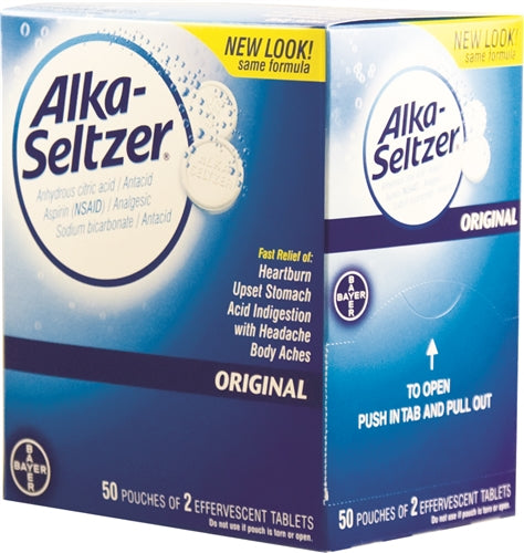Alka Seltzer Cold Tablets 50 Pack