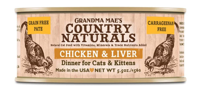 Grandma Mae's Grain Free Chicken & Liver 5.5 oz