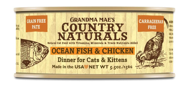 Grandma Mae's Grain Free Chicken & Fish 5.5 oz