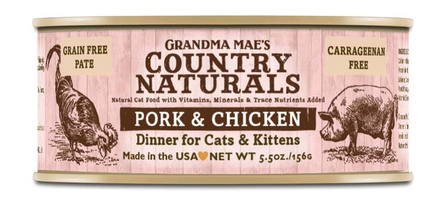 Grandma Mae's Grain Free Chicken & Pork 5.5 oz