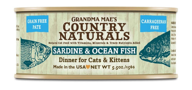 Grandma Mae's Grain Free Sardine & Ocean 5.5 oz