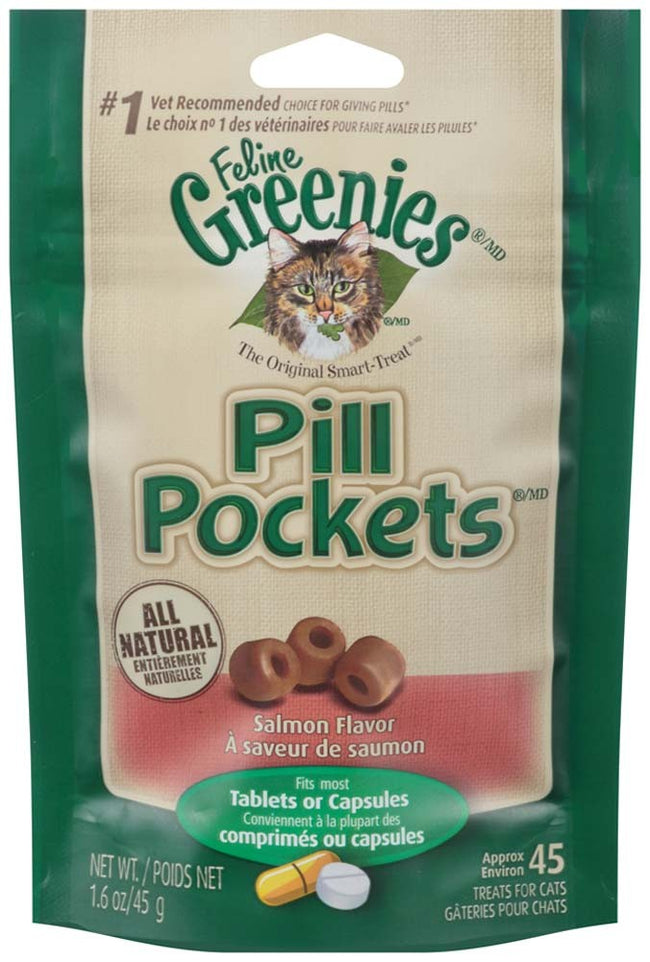 Feline Greenies Salmon Pill Pockets