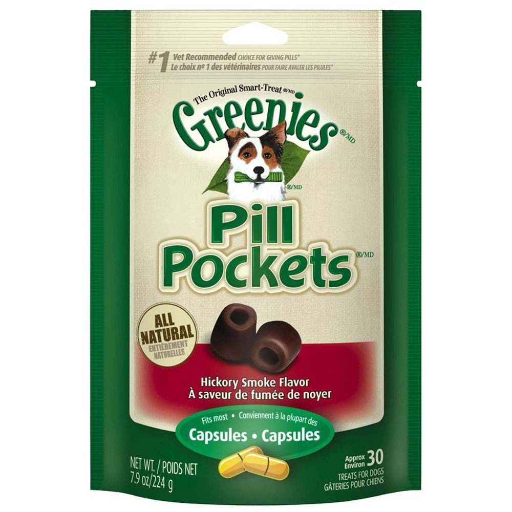 Greenies Pill Pockets Hickory Smoke Flavor Capsule Size