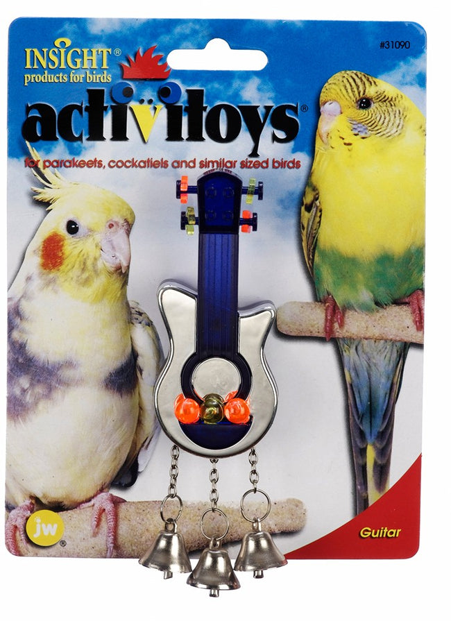 JW ActiviToy Birdie Guitar Bird Toy Small/Medium