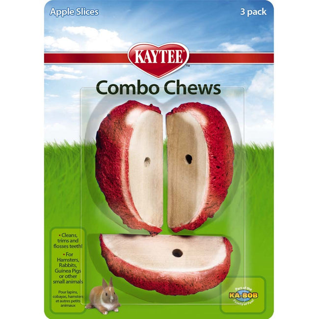Kaytee Apple Slice Combo Chews 3pk