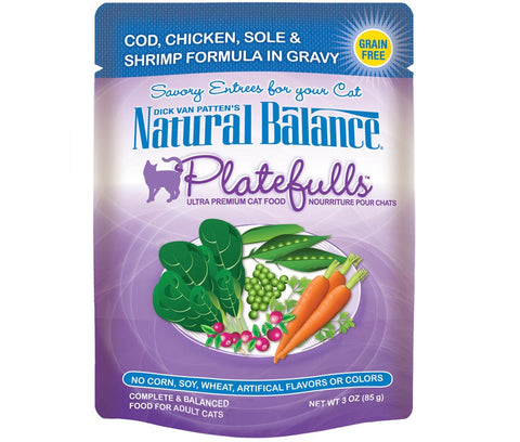 Natural Balance Platefulls Chicken & Salmon Formula in Gravy