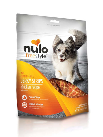 Nulo FreeStyle Jerky Strip Duck with Plum Training Treats