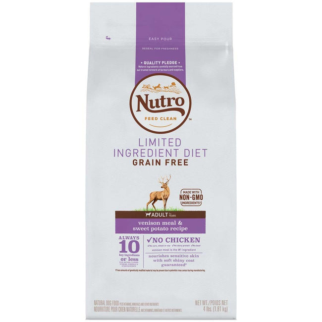 Nutro Grain Free Venison & Sweet Potato Dog Food