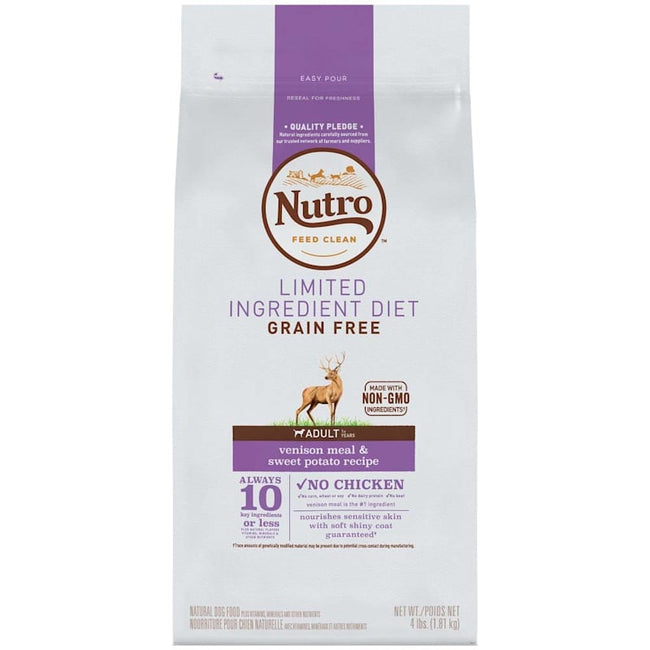Nutro Grain Free Venison & Sweet Potato Dog Food