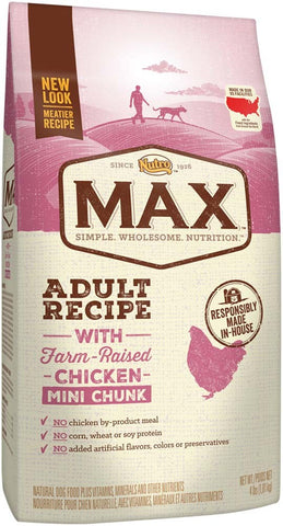 Nutro Max Grain Free Adult Recipe With Farm-Raised Chicken Mini Chunk