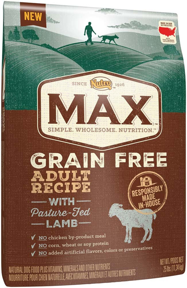 Nutro Max Grain Free Adult Recipe With Pasture-Fed Lamb