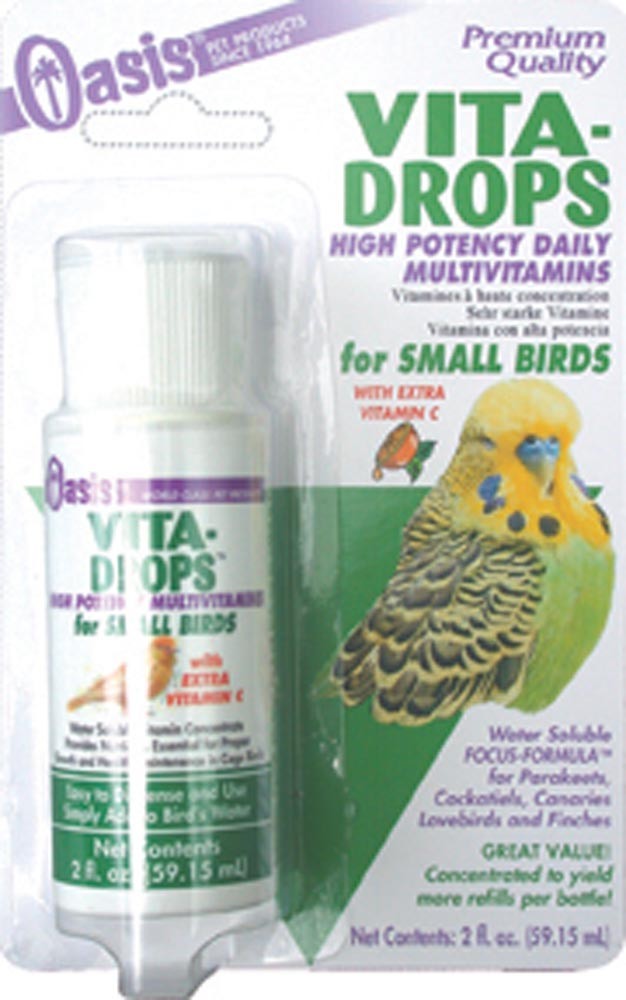 Oasis Vita-Drops for Small Birds 2oz