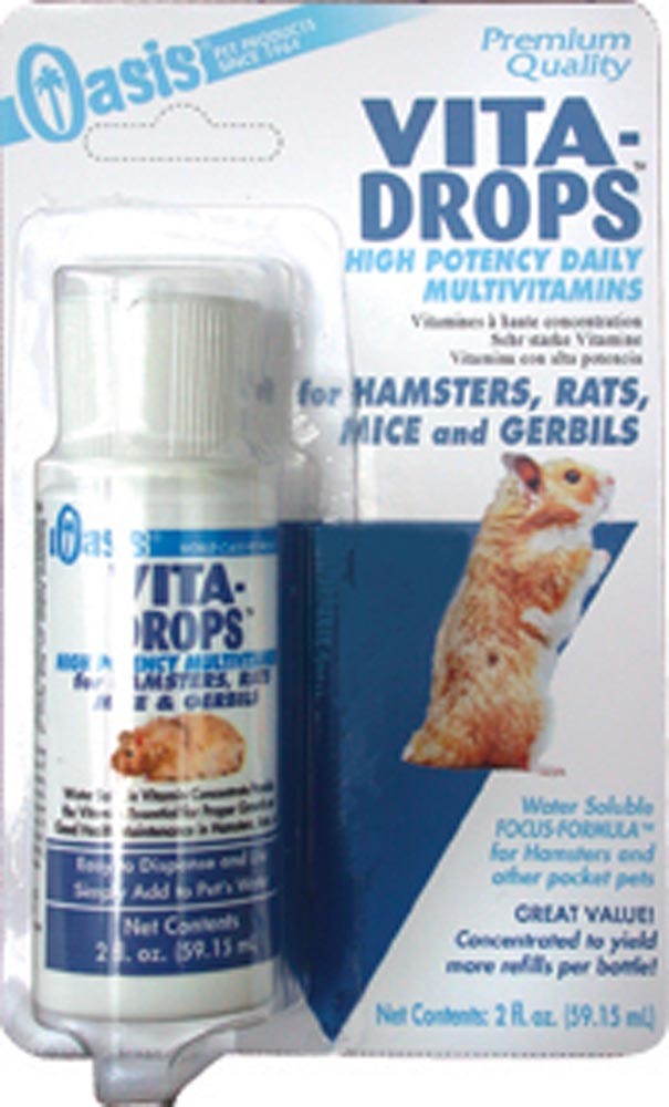 Oasis Vita-Drops for Hamsters & Pocket Pets 2oz