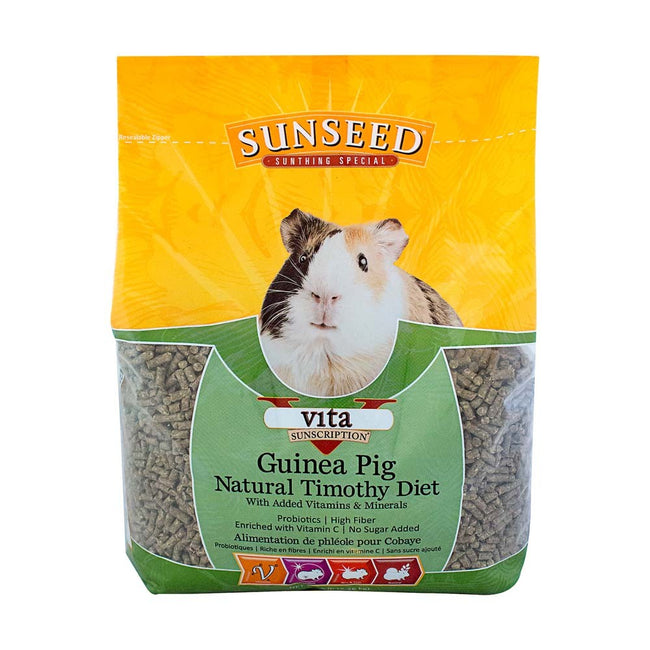 SunSeed Vita Sunscription Natural Timothy Guinea Pig Diet 5lb