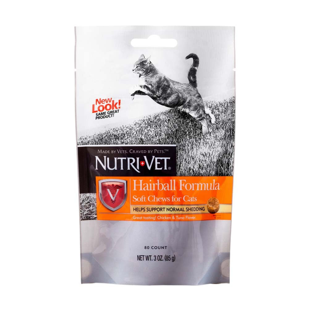 Nutri-Vet Hairball Formula Soft Chews Chicken & Tuna