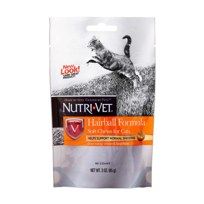 Nutri-Vet Hairball Formula Soft Chews Chicken & Tuna